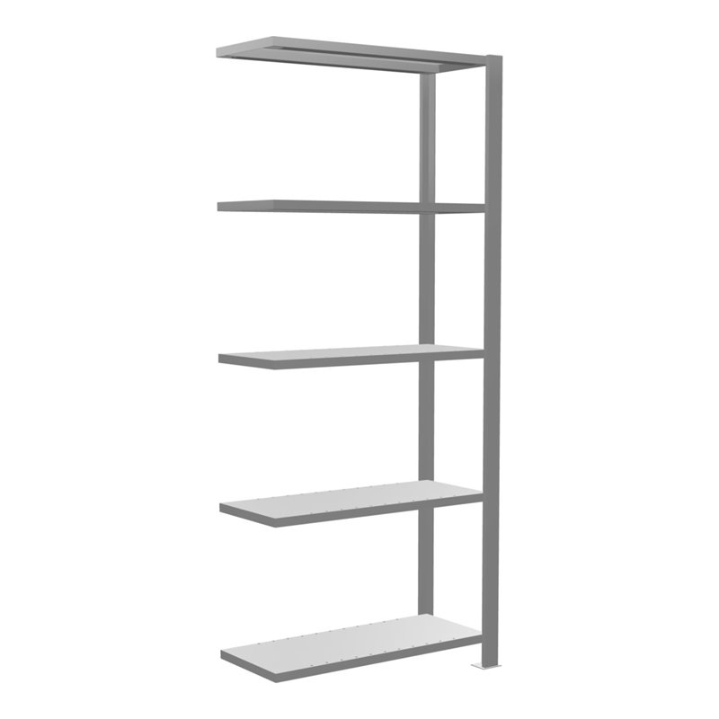 Schulte Anbauregal Büro-Steckregal MULTIplus85 verzinkt ohne Anschlagleiste