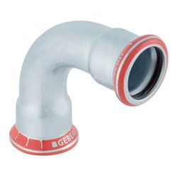 Geberit Bogen Mapress C-Stahl d 54mm, 90Grad, außen verzinkt
