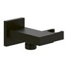 V&B Handbrausehalter Universal Showers eckig, Wandmontage, matt black