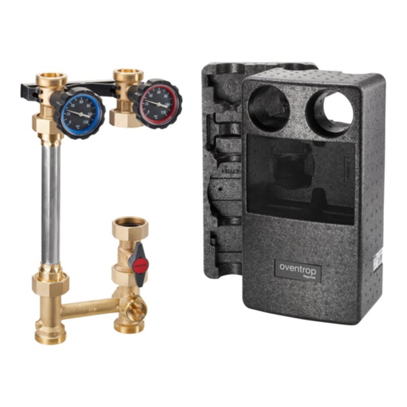 Oventrop Anbindesystem Regumat M3-180 DN 25, o. Mot., o. Pu, m Pumpenkugelhahn