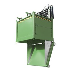 Bauer Südlohn Klappbodenbehälter FB1000, lackiert