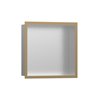 hansgrohe XtraStoris indiv. Wandnische 300x300x100mm, m Rahmen, ES ge, b bron