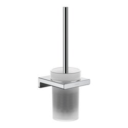 hansgrohe WC-Bürstengarnitur AddStoris Wandmontage, Metall, Glas, chrom