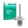 hansgrohe WC-Bürstengarnitur AddStoris Wandmontage, Metall, Glas, chrom