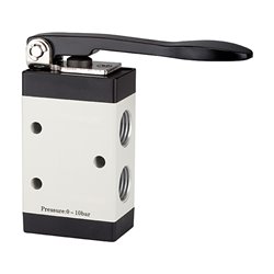 RIEGLER 3/2-Wegeventil manuell langer Hebel