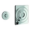 Grohe Pneumatic-Betätigung Surf Hand-Fernb., Abdeckplatte Surf, chrom