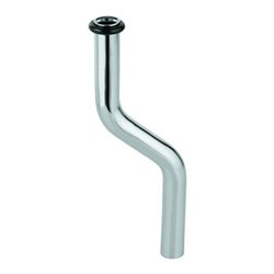 Grohe Urinalspülrohr 20cm, d 1,8cm, MS, chrom, Kröpfung 5cm