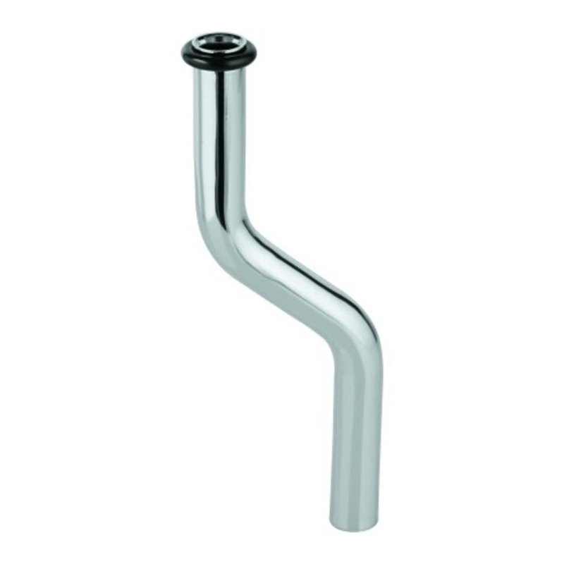 Grohe Urinalspülrohr 20cm, d 1,8cm, MS, chrom, Kröpfung 5cm