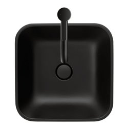 Duravit Design-Siphon für Waschtische, schwarz matt