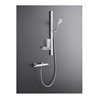 Duravit Brausestange chrom 800mm, m Ab, Alu/Kunststoff/Glas, w hgl