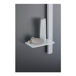 Duravit Brausestange chrom 800mm, m Ab, Alu/Kunststoff/Glas, w hgl