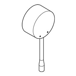 Grohe Hebel 46917 nickel gebürstet