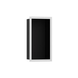 hansgrohe XtraStoris indiv. Wandnische 150x300x100mm, m Designr, matt-sw, m.-we