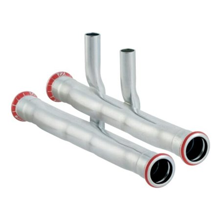 Geberit Anschluss-T-Stück-Set Mapress C-St. d 22x15mm, f VL/RL, außen verzinkt