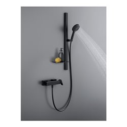 Duravit Brausestange 800mm, a Aluminium/Kunststoff, sw matt