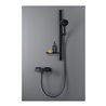 Duravit Brausestange 800mm, a Aluminium/Kunststoff, sw matt