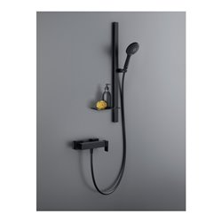Duravit Brausestange 800mm, a Aluminium/Kunststoff, sw matt