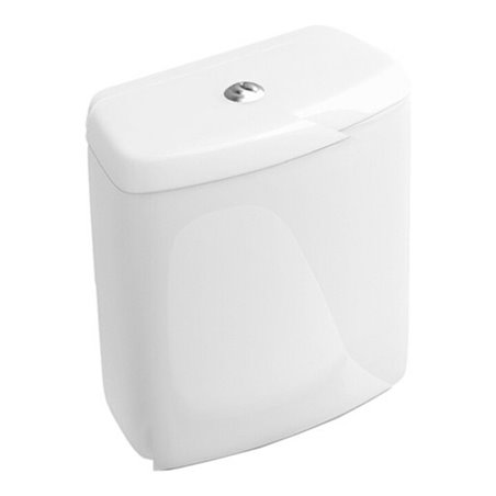 V&B Spülkasten O.NOVO 35,5x68cm, m Duo-Spartaste, weiß C-plus