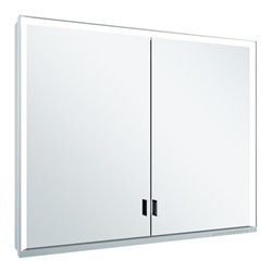 Keuco Spanplattenschraube lange Tür Royal Lumos 90x73x13cm, o Abl, WV, 2-trg., si-elox