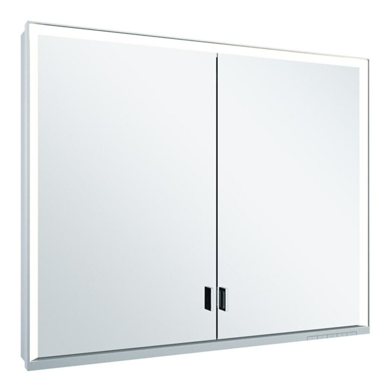 Keuco Spanplattenschraube lange Tür Royal Lumos 90x73x13cm, o Abl, WV, 2-trg., si-elox