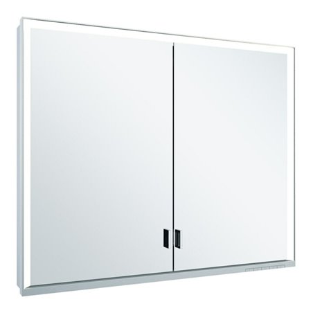 Keuco Spanplattenschraube lange Tür Royal Lumos 90x73x13cm, o Abl, WV, 2-trg., si-elox