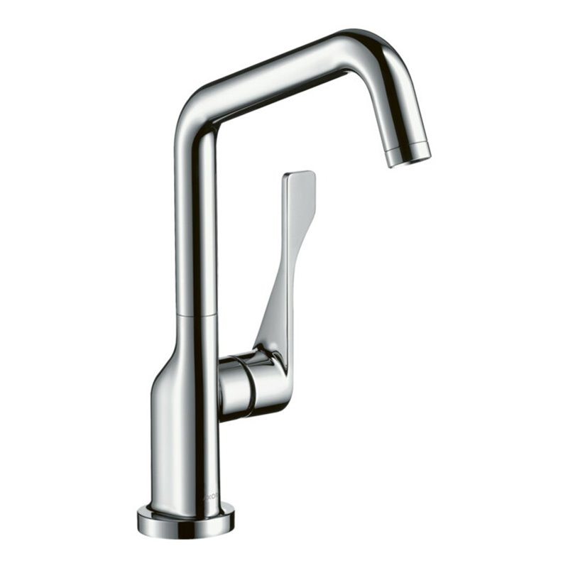 hansgrohe Spültisch-Einhebelmischer 260 Axor Citterio mit Schwenkauslauf, brushed brass