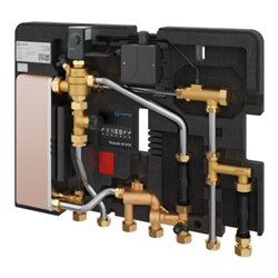 Oventrop Wohnungsstation Regudis W-HTE LB 3, max 25 l/m., Cu-gel, Vollversieg.