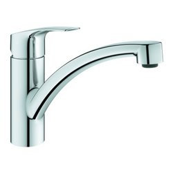 Grohe Spültisch-Einhebelmischer Eurosmart chrom, schwenkbarer, flacher Auslauf