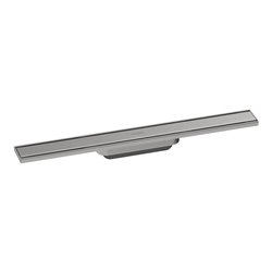 hansgrohe Fertigset RainDrain Original 600mm, Duschrinne, Edelstahl gebürstet