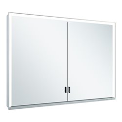 Keuco Spanplattenschraube lange Tür Royal Lumos 100x73x13cm, o Abl, WV, 2-trg., si-elox