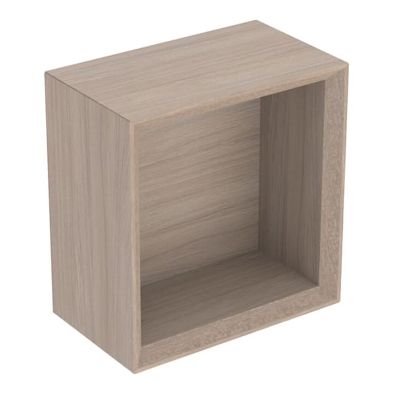 Geberit Wandbox 22,5x23,3x13,2cm, qu., E nat./Mel. S