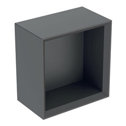 Geberit Wandbox 22,5x23,3x13,2cm, qu., lava/lackiert ma