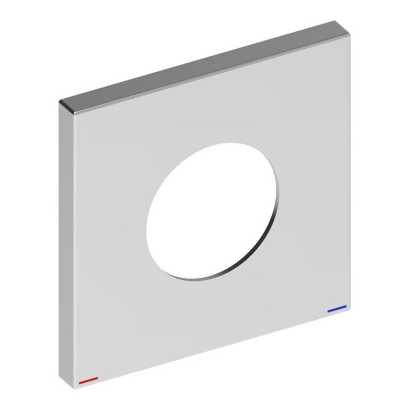 Keuco Wandrosette IXMO 105x105mm, eck., f EHM, verchromt