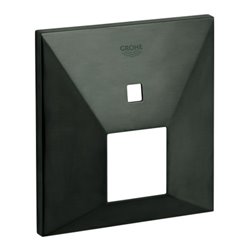 Grohe Rosette 48437 eckig für EHM-FMS 2 ASV hard graphite gebürstet