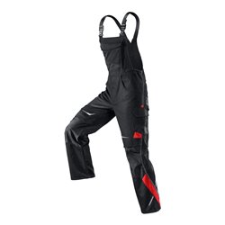 Kübler Pulsschlag Latzhose 3324 schwarz/mittelrot