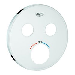 Grohe Rosette 49033 für SmartControl UP-THM mit 2 ASV moon white