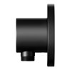Keuco Schlauchanschluss IXMO schwarz matt, Rosette rund