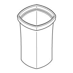 Grohe Ersatzglas 40671 für Toilettenbürstengarnitur