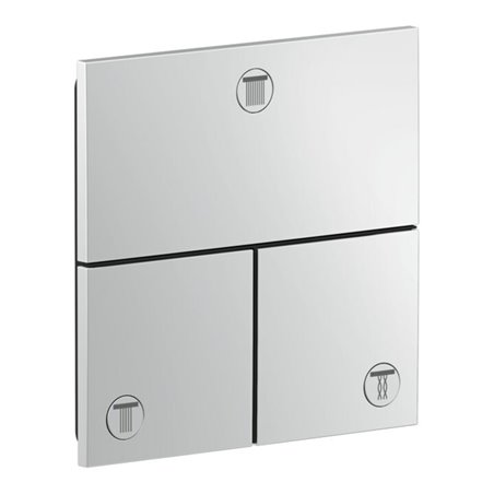 hansgrohe Absperrventil UP Axor ShowerSelect ID Fertigset 3 Verbraucher eckig BSO