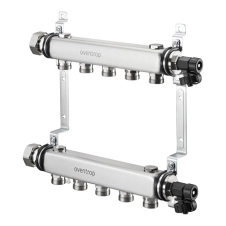 Oventrop Heizkreisverteiler Multidis SH -10 bis +90 GradC, 4 Heizkreise