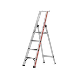 Hymer Stufenstehleiter R13 mit Plattform, einseitig begehbar