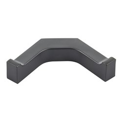 Keuco Handtuchhaken Edition 11 doppelt, schwarzchrom gebürstet