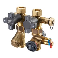 Oventrop Anschlussset Flypass Set1 DN 20, 400 - 2500 l/h