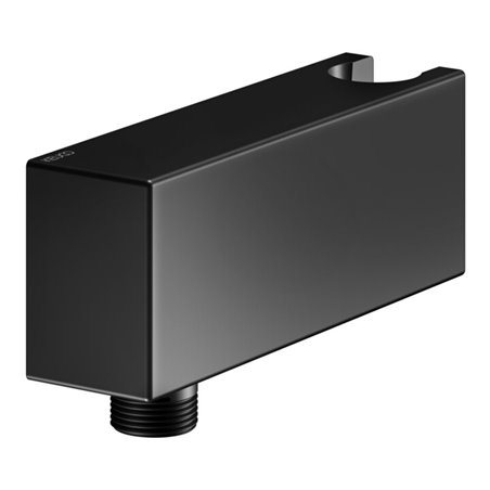 Keuco Schlauchanschluss m Halter für Gussschlauch, schwarz matt