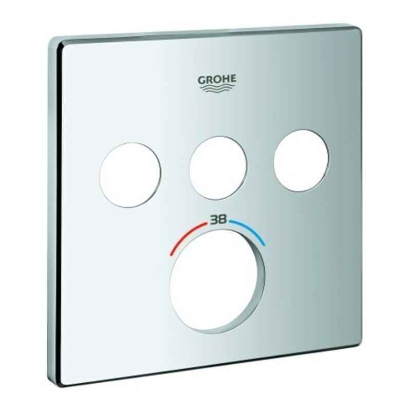 Grohe Rosette 49042 für SmartControl UP-THM eckig mit 3 ASV chrom