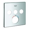 Grohe Rosette 49042 für SmartControl UP-THM eckig mit 3 ASV chrom