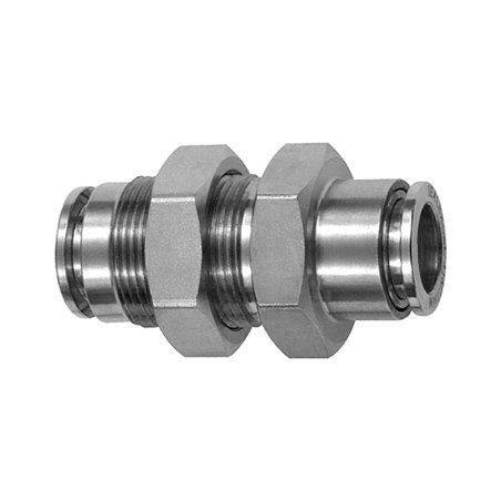 RIEGLER Gerade Schott-Steckverbindung aus Edelstahl