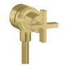 hansgrohe Absperrventil Axor Citterio Stop m Rückflussverh., Kreuz, brushed brass