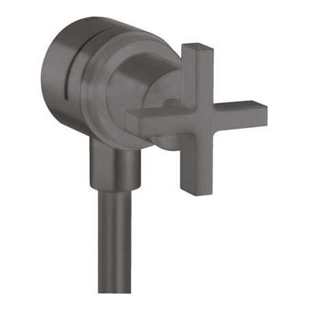 hansgrohe Absperrventil Axor Citterio Stop m Rückflussverh., Kreuz, brush. bla vc