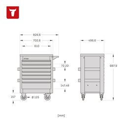 STIER Werkstattwagen Premium leer